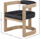 Retsehcnam Vegan Leather Dining Chair