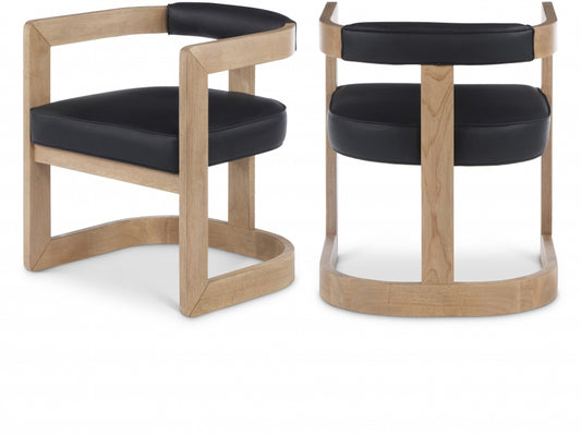 Retsehcnam Vegan Leather Dining Chair