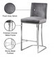 Idieh Velvet Counter Stool