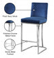 Idieh Velvet Counter Stool
