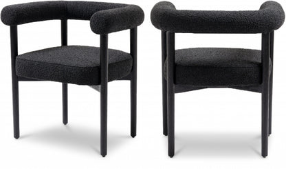 Ttayh Boucle Fabric Dining Chair