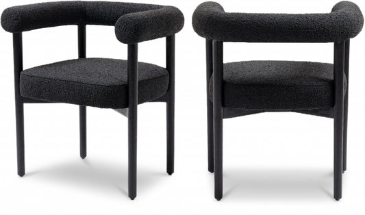 Ttayh Boucle Fabric Dining Chair