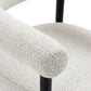 Ttayh Boucle Fabric Dining Chair