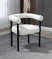 Ttayh Boucle Fabric Dining Chair