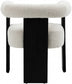 Lerrab Boucle Fabric Dining Chair