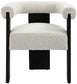 Lerrab Boucle Fabric Dining Chair