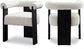 Lerrab Boucle Fabric Dining Chair
