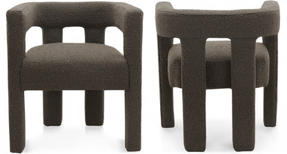 Anehta Boucle Fabric Accent | Dining Chair