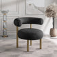 Xuaedrob Boucle Fabric Accent Chair