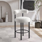 Xuaedrob Boucle Fabric bar Stool