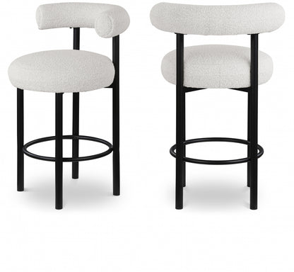 Xuaedrob Boucle Fabric bar Stool