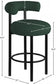 Xuaedrob Boucle Fabric bar Stool