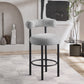 Xuaedrob Boucle Fabric bar Stool
