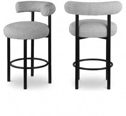 Xuaedrob Boucle Fabric bar Stool