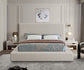 Nived Linen Textured Fabric Bed King