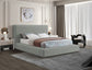 Nived Linen Textured Fabric Bed King