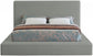 Nived Linen Textured Fabric Bed King