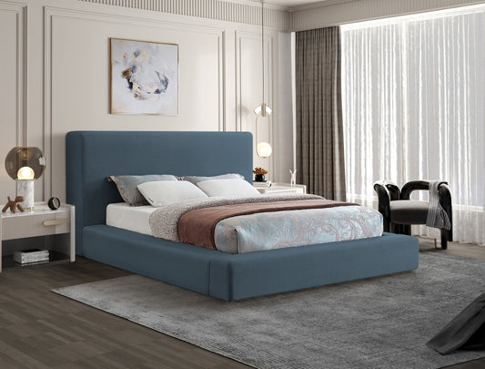 Nived Linen Textured Fabric Bed King