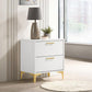 204422 Lladnek 2-drawer Nightstand White