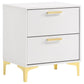 204422 Lladnek 2-drawer Nightstand White
