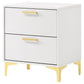 204422 Lladnek 2-drawer Nightstand White