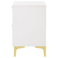 204422 Lladnek 2-drawer Nightstand White