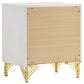 237422 Aicul 2-drawer Nightstand Bedside Table White