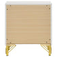 237422 Aicul 2-drawer Nightstand Bedside Table White
