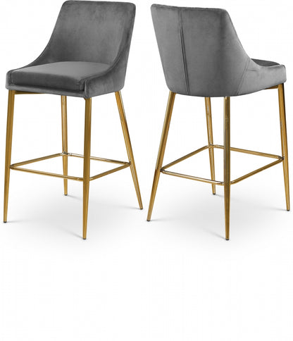 Anirak Velvet Counter Stool
