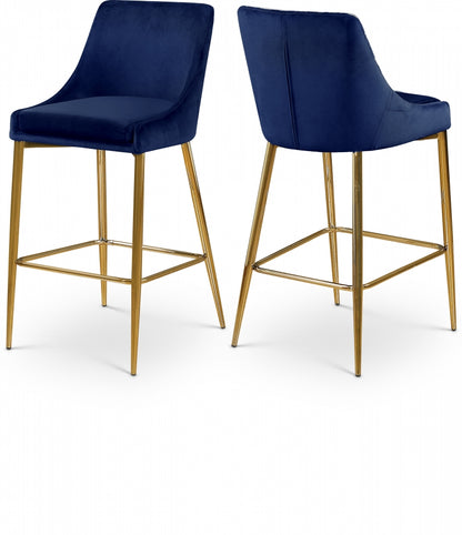 Anirak Velvet Counter Stool