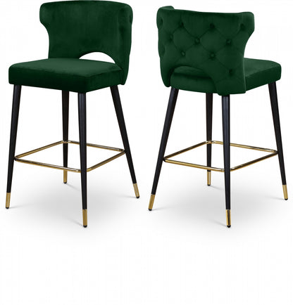 Yllek Velvet Counter Stool
