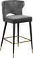 Yllek Velvet Counter Stool