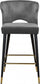 Yllek Velvet Counter Stool