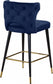 Yllek Velvet Counter Stool