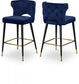 Yllek Velvet Counter Stool