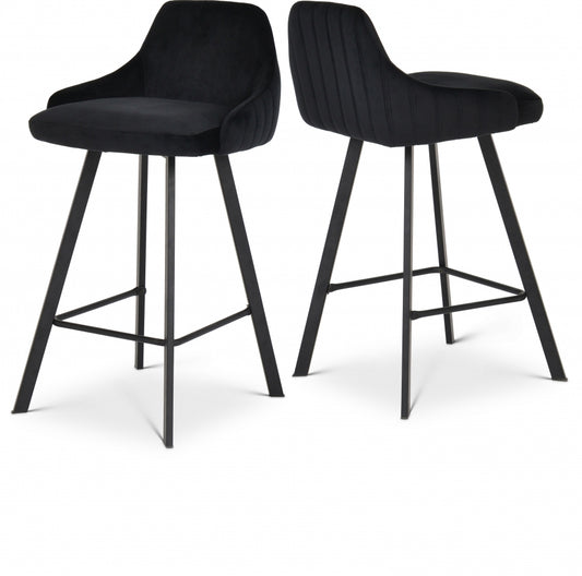 Eneiviv Velvet Counter Stool