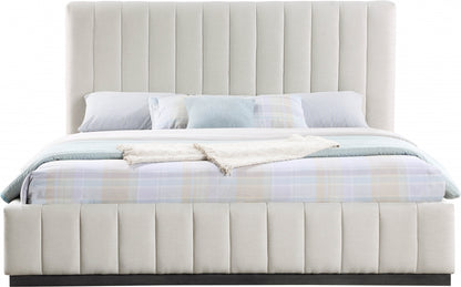 Aicul Linen Textured Fabric Bed King
