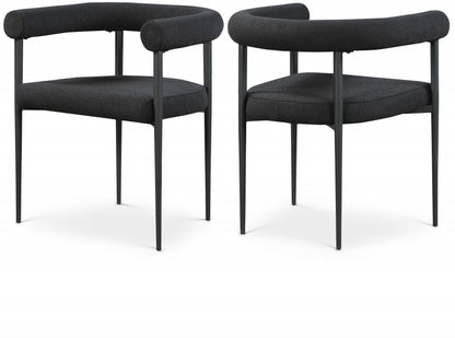 Eiuol Boucle Fabric Dining Chair