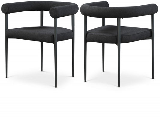 Eiuol Boucle Fabric Dining Chair