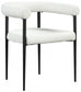Eiuol Boucle Fabric Dining Chair