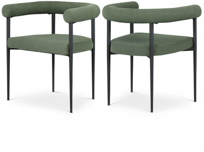 Eiuol Boucle Fabric Dining Chair