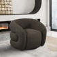 Yrubxor Boucle Fabric Swivel Accent Chair