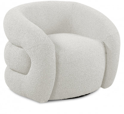 Yrubxor Boucle Fabric Swivel Accent Chair
