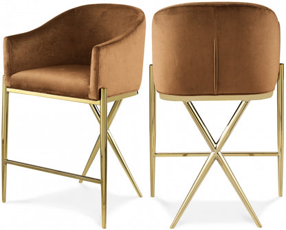 Reivax Velvet Counter Stool