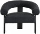 Notsniw Boucle Fabric Accent Chair