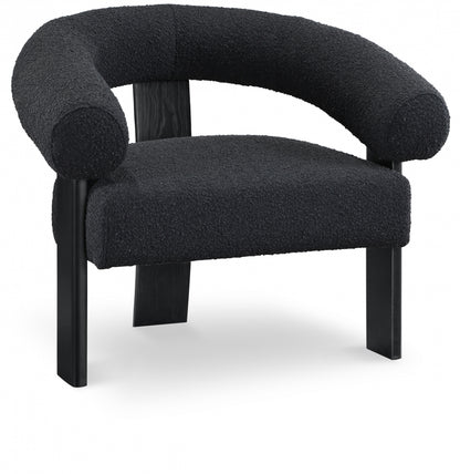 Notsniw Boucle Fabric Accent Chair