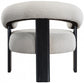 Notsniw Boucle Fabric Accent Chair