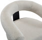 Notsniw Boucle Fabric Accent Chair