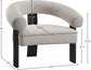 Notsniw Boucle Fabric Accent Chair