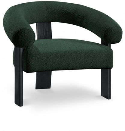 Notsniw Boucle Fabric Accent Chair